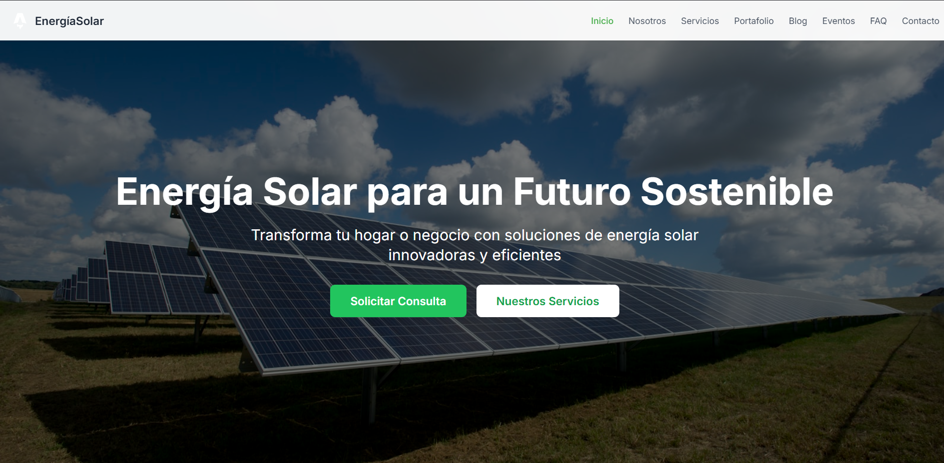 Energía Solar para un Futuro Sostenible